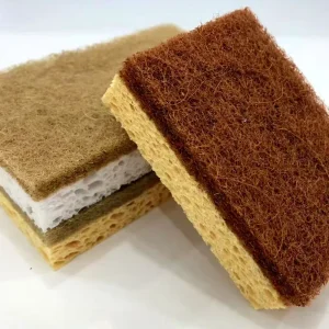 Coconut Shell Cellulose Magic Sponge Wood Pulp Sponge Compostable Sponge