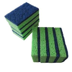 Coconut Shell Wood Pulp Cotton Cellulose Sponge Double Sided Composite Sponge