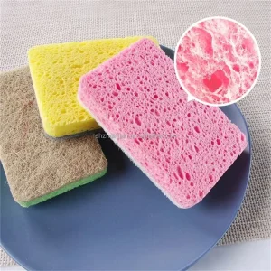 Coconut Shell Wood Pulp Cotton Cellulose Sponge Double Sided Composite Sponge