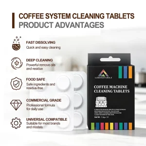Coffee Cleaner OEM Espresso Machine Cleaning Tablets for Cleaning Coffee Machines