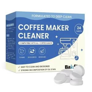 Coffee Machine Cleaner Effervescent Tablets CE Certified Descaling & Cleaning for Espresso Machine and Drip Coffee Maker
