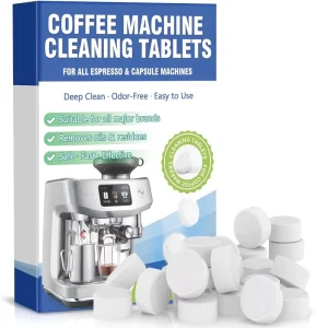 Coffee Machine Cleaning Tablets 24 Pack 5g Each Powerful Coffee Maker Cleaner and Descaling Tablet