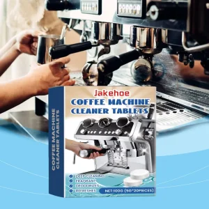 Coffee Machine Cleaning Tablets The Coffee Machine Removes Dirt and Stains and Purifies with a Fresh Lemon Scent Mild Formula