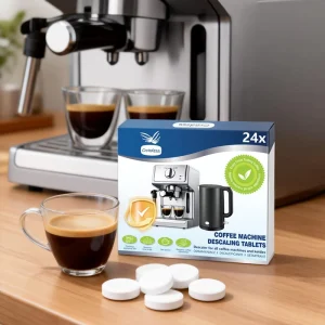 Coffee Machine Descaler Tablets Coffee Maker Cleaner Tablets Compatible with Breville Nespresso Keurig Ninja Delonghi
