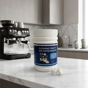 Coffee Machine & Espresso Maker Cleaner Tablets Deep Descaling Limescale Oil Residue Removal Odor Eliminator for Home Office Use