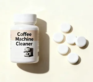 Coffee Maker Cleaner Tablets Descaling and Cleaning Solution for Coffee Makers Pot Espresso Machines Removes Stains and Oils