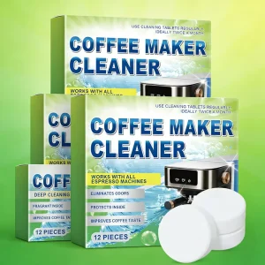 Coffee Maker Descaling Tablets Effective Cleaning Effervescent Coffee Machine Cleaning Tablets