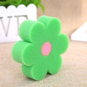 Colorful High Absorption Anti Bacterial Dishwashing Sponge Scouring Pad Kitchen Cleaning Brush Pot Bowl for Wipe Gift Easy