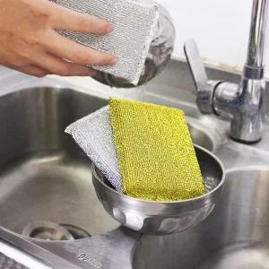 Colorful Kitchen Cleaning Dish Steel Wire Sponge Scouring Pads