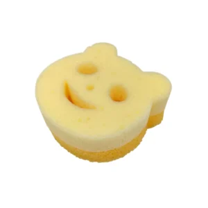 Colorful Temperature Sensitive Scrub Sponge Smiling Face Kitchen Cleaning Pad for Dish Washing