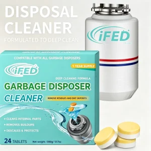 Complete Full Inner Deep Cleaning of Easy-to-use Kitchen Waste Processor Effervescent Household Garbage Disposer Tablets
