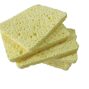 Compressed Cellulose Sponges Assorted Kitchen Cleaning Sponges Natural Wood Pulp Scratch Free Durable & Reusable