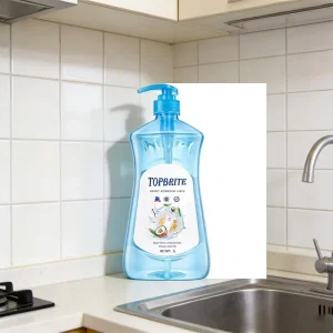 Concentrated Plant Based Eco Friendly Disposable Dish Wash Liquid for Baby Bottle Sterilization Cleaning