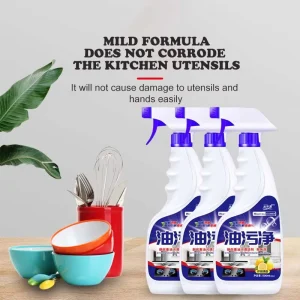 Concentrated Professional Kitchen Degreaser Spray Oil Stains Cleaner for Household