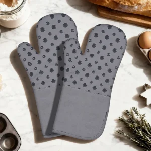 Cooking Gloves Baking Kit Bakery Supplies Kitchen Accessories Reusable Heat Resistance Non-Slip Dishwasher Safe Oven Mitts