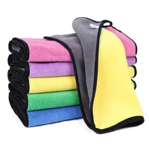 Coral Fleece Microfiber Cloth 400gsm Absorbent Towel for Car Cleaning and Drying Modern Style for Kitchen Use