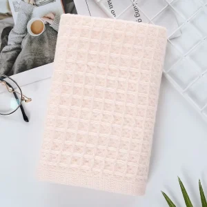 Cotton Dish Towels Kitchen Drying Towel Cleaning Cloth Waffle Weave White Hand Towel Good for Sublimation Printing