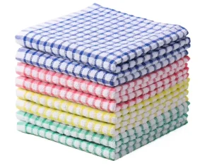 Cotton Kitchen Dish Cloths & Towels Super Absorbent for Dishes