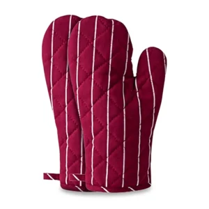 Cotton Kitchen Oven Gloves Cotton Lining Heat Resistant Insulating Dishwasher Microwave Safe Household Use Factory Custom Made