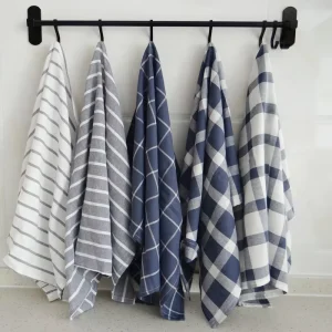 Cotton Kitchen Tea Towel Jacquard Woven Dish Towel Quick drying and Soft Home Dining Napkin Cloth