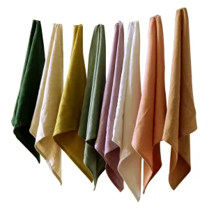 Cotton Kitchen Tea Towels Eco Friendly Quick Dry Sustainable Customizable Dish Cloths