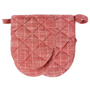 Cotton Oven Gloves Baking Utensils Heat Resistant Non Slip Durable High Quality Eco-Friendly Waterproof Dishwasher Safe Chef