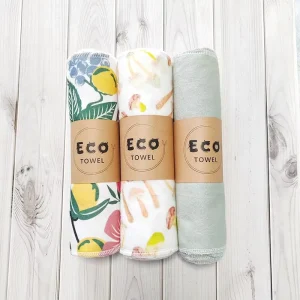 Cotton Towel Washing Kitchen Colorful Washable Unpaper Towel