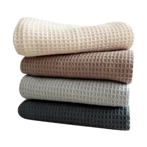 Cotton Waffle Kitchen Towel 300gsm 35x35cm Soft and Super Absorbent Cotton Waffle Cloth New Style Waffle Household Towel