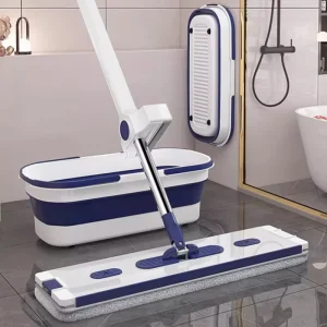 Creative Design Hands Free Household Mop Set Aluminum Alloy Mop High Water Absorption Mop Custom Home Supplies Factory Direct