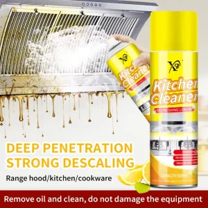 Cross border TK AliExpress Powerful Degreaser Oil Stain Cleaner Kitchen Heavy Grease Range Hood Foam Detergent Waterless Oil