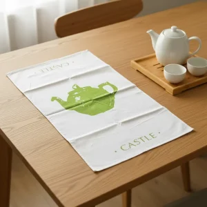 Custom 100% Cotton Absorbent and Durable Kitchen Cleaning Towel with Personalized Printing Design