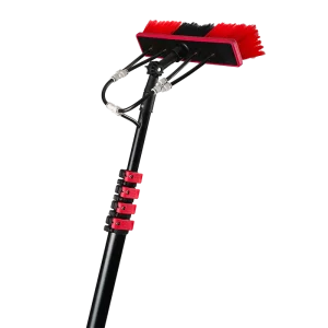 Custom 12 36ft 4 5 6 Sections Telescopic Water Fed Pole Equipment Kit Eco Friendly Carbon Fiber Material Home Window Cleaning