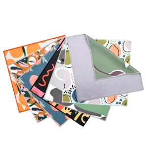 Custom 2 Side Thick Absorbent Microfiber Cleaning Cloth Towel for Kitchen Dishes Glass Scratch Free Towels