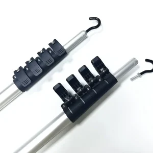 Custom 6 Meters Aluminum Telescopic Extension Pole with Long Handle for Curtain Opening Tool