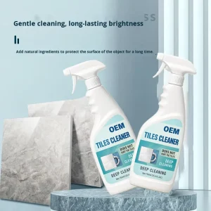 Custom Bathroom Concentrated Tile Cleaner Powerful Stain Remover Descaler Brightener Wax Remover Cement Dissolver Spray