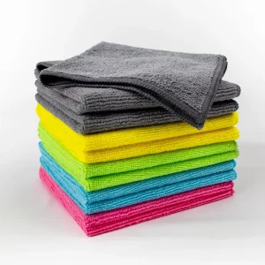 Custom Color Thick Absorbent Kitchen Multi Functional Dish Towel 30*30 Microfiber Cleaning Cloth 350GSM Cleaning Rag
