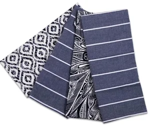 Custom Design Absorbent Dish Tea Bar Towels Kitchen Dish Towels Set Multi Purpose Kitchen Linen Drying Hand Towels