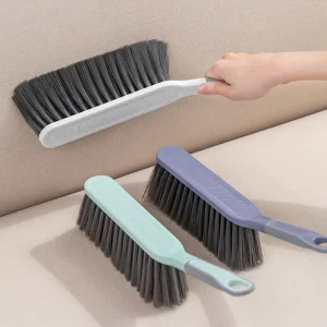 Custom Design Soft Bristles Anti static Bed Sofa Table Use Plastic Cleaning Brush Set