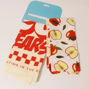 Custom Digital Printed 100% Cotton Premium Soft Absorbent Kitchen Tea Towels with Your Custom Patterns Design