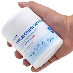 Custom Disinfecting Anti-Bacterial Non-Woven Wet Wipes Alcohol Prep Pad 12*12.5cm Patient Skin Cleaning Adults Made