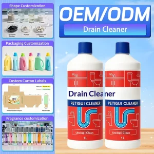 Custom Drain Opener Liquid Kitchen Grease Drain Cleaner High Speed Deodorizer Powerful Dissolver Deboucheur Canalisation