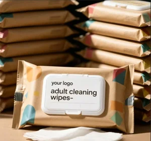 Custom Eco Friendly Adult Wet Wipes Disposable Soft Care Wipes for Household Use