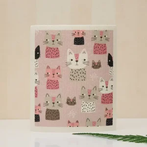 Custom Eco Friendly Biodegradable Microfiber Swedish Dish Cloth Sustainable Kitchen Cellulose Sponge Cloths