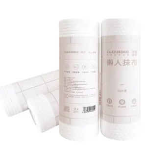 Custom Eco Friendly Reusable Kitchen Paper Towels Embossed Design Water Absorbent Wiping Kitchen Roll