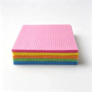 Custom Eco Wood Pulp Cotton Cleaning Cloths Swedish Towel Cellulose Dish Cloth Kitchen Sponge Sponges & Scouring Pads