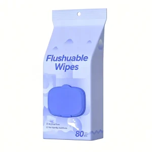 Custom Hanging Flushable Wipes Household Biodegradable Wipes for Adult Butt Cleaning Disposable Intimate Cleaning Wipes