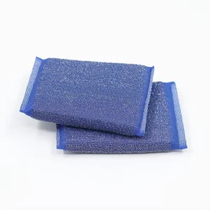 Custom Heavy Duty Cellulose Sponge Scrubber Kitchen Steel Wool Cleaning Pad Scouring Sponge for Dishwashing Supplies