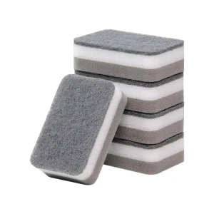 Custom Household Kitchen Clean Scourer Sponge in Bulk Customizable Sponges Scouring Pads