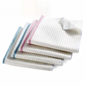 Custom Household Warp Knitting Microfiber Cleaning Cloth Towel Multi Purpose Cloth Color Code for Kitchen Car