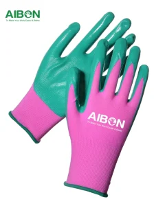 Custom Industrial Garden Mechanic 15 Gauge HPPE Foam Anti-slip Smash Protection Nitrile Cut Resistant Gloves A4 A5
